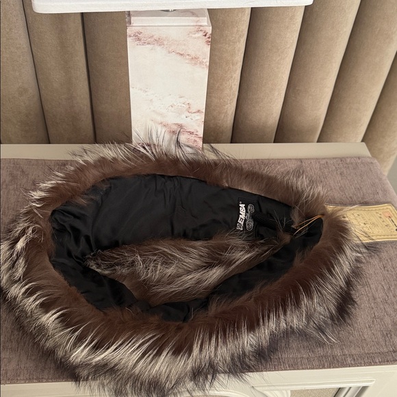 Genuine Fox fur wrap scarf EMBA - Picture 9 of 16